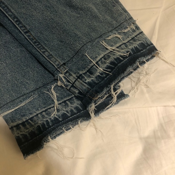 ALLSAINTS BOYS CUT RAW HEM JEANS 29 - Picture 4 of 4